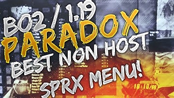 BO2 Paradox V4 SPRX Non host engine Menu Aimbot, Chams, Auto Wall & VSAT + Download!