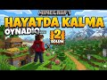 Minecraft Survival Hayatda Kalma Oynadıq