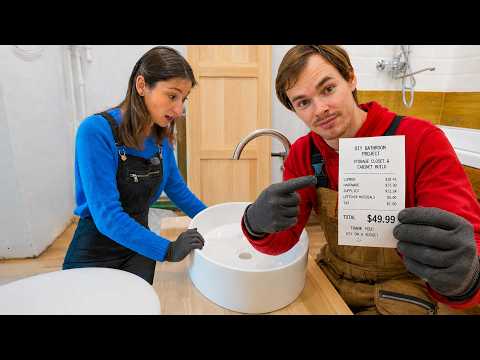 Can You Build A Bathroom Storage Closet & Cabinet Under $50?