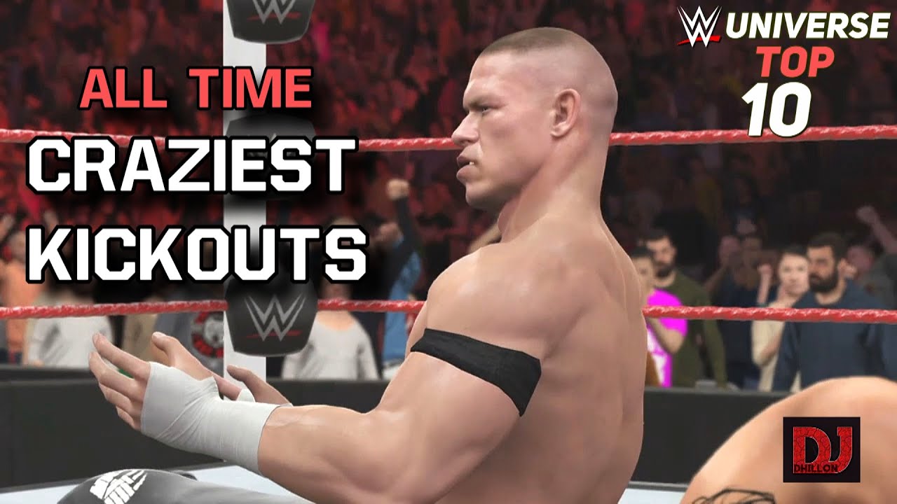 Craziest Kickouts Universe Top 10 WWE 2K16/15 YouTube
