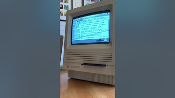 A 30-year-Old Macintosh SE/30 serving up a website to visitors from all over the world