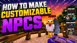 THE Easiest How to get custom NPCs using commands Minecraft Bedrock THE Easiest How to get custom NPCs using commands Minecraft Bedrock