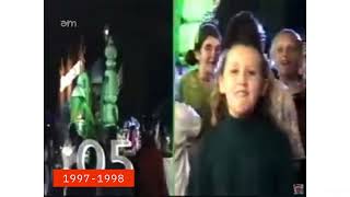 Nickelodeon New year’s countdown 1995-2017