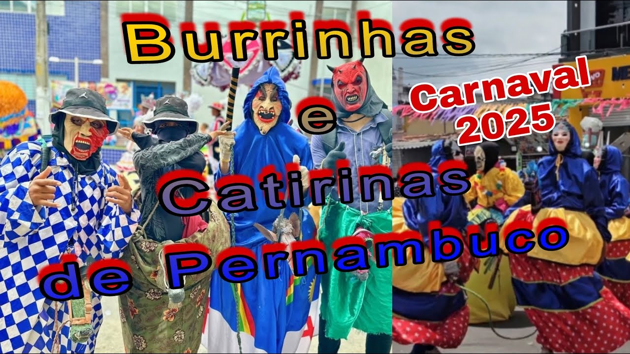 BURRINHAS E CATIRINAS DE PERNAMBUCO  TRADIÇÃO #CARNAVAL #catirina #papangu