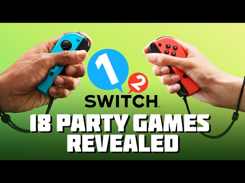 1-2-Switch | 18 Party Games Revealed (Nintendo Switch)