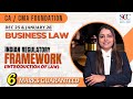 Indian Regulatory Framework | CA Foundation Business Law| Law Magician Explains | Rapid Recap 📘⚖️✨
