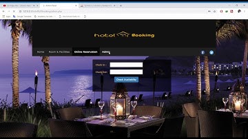 Online Hotel Booking System Project in PHP and MySQL