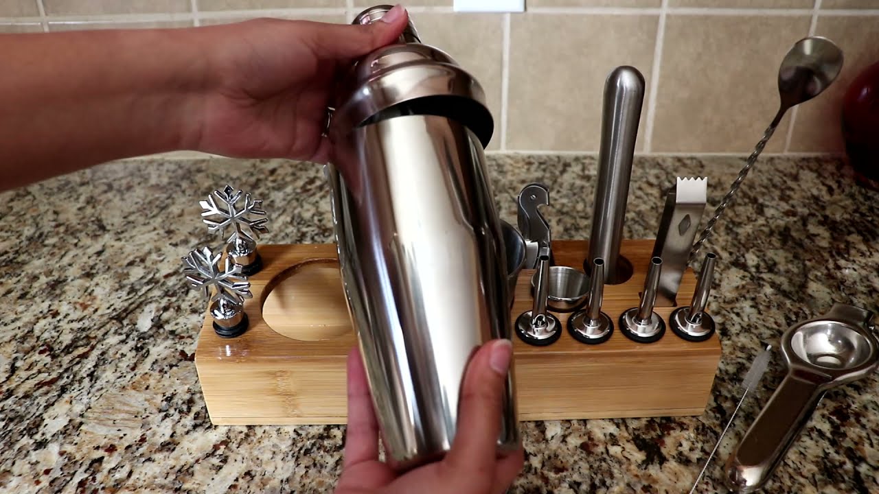 Zulay Cocktail Shaker Set