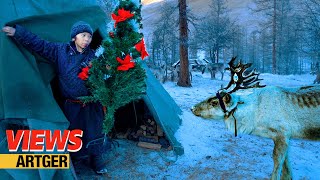 Christmas Feast with the Tsaatan People! Far North Taiga Nomads in Mongolia | Views