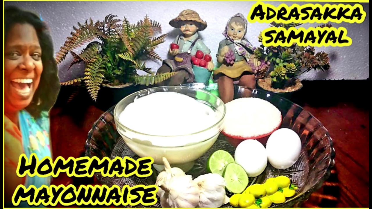 Mayonnaise recipe in Tamil / How to make mayonnaise at home in Tamil