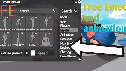 Script rochips panel fe(free emote) showcase