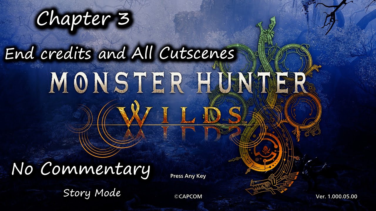Monster Hunter Wilds Chapter 3. Story mode. End Credits and Cutscenes. No commentary 4K
