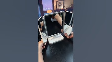 ⭐ Product Link in Comments ⭐Foldable LED Touch Screen Makeup Mirror⁠ #viral