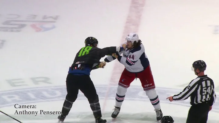 HOCKEY FIGHT VINNY ARSENEAU & MASON GEERTSEN DROP ...