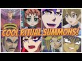 25 AWESOME RITUAL SUMMONS! (YGO Anime)