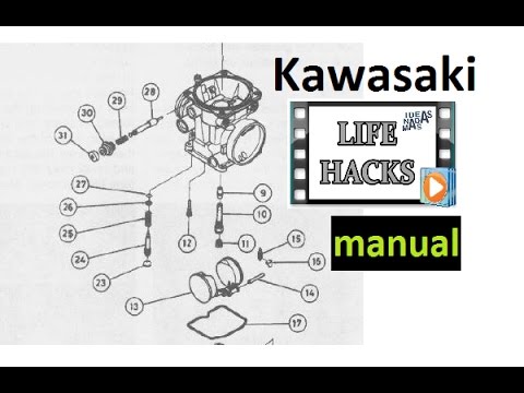 kawasaki manual service - YouTube