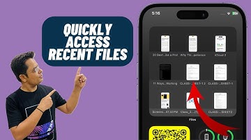 How to Quickly Access Recent Files from iPhone Home Screen