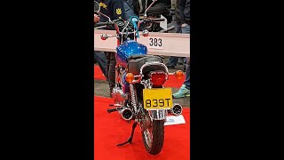 Scottish Classic Motorbike Show 2024 prep. (It won a rosette)