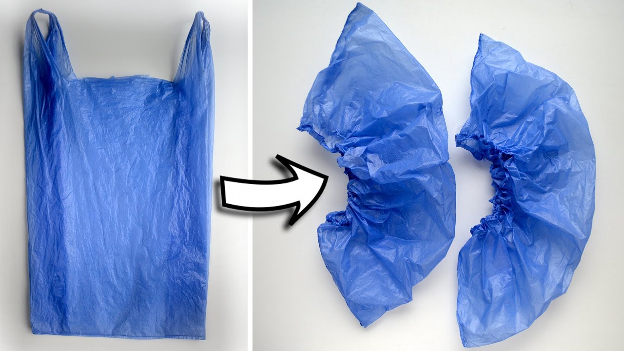 plastic to cover shoes