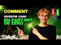 J’investirais mes 1 000 € comme ça si je repartais de zéro #investissement #argent #liberté