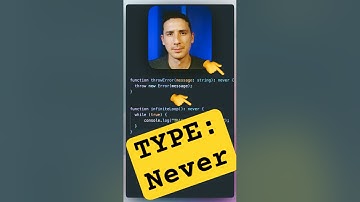 "Never" type in TypeScript #typescripttutorial #typescript #coding #programming