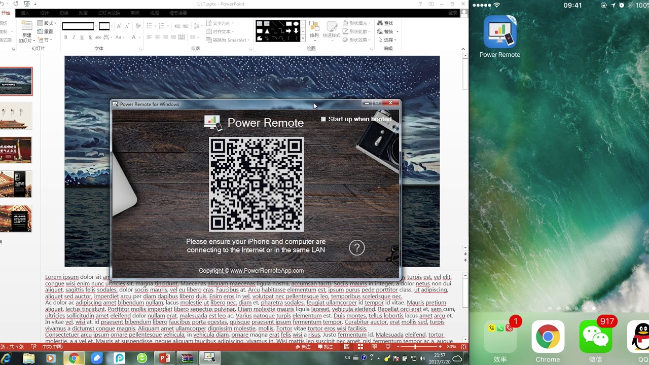 iphone presentation remote powerpoint