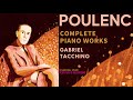 Capture de la vidéo Poulenc - Nocturnes, Improvisations, Mélancolie, Pièces, Nazelles, Valse (Ct.rc.: Gabriel Tacchino)