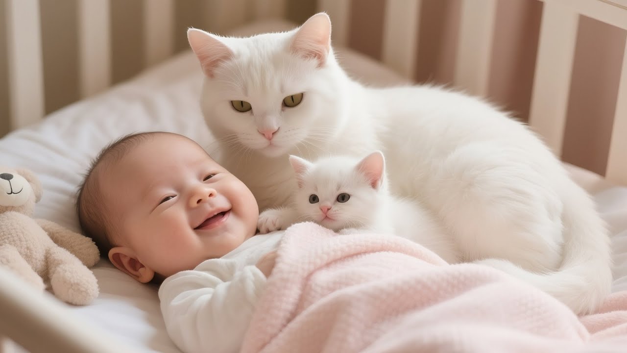 60 Minutes of the Most Beautiful Cat and Baby Bonds