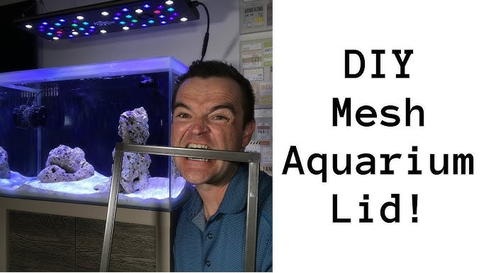 DIY Aquarium Screen Top Kits for Rimless Tanks – 1/4″ Netting - Mi Arrecife