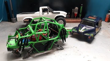 Make your own mini monster truck chassis.  WPL C24