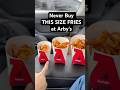 Never Buy THIS SIZE Fries at Arby’s