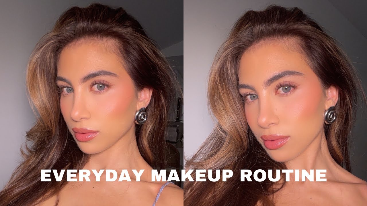 My Everyday Makeup Routine | Easy Soft Glam Look - YouTube