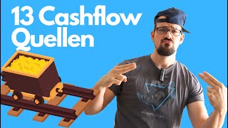 Meine 13 Cashflow Quellen! Aufbau von langfristigen Cashflows