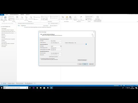 Video: Wie ändere ich mein Outlook 2007 von Pop3 zu IMAP?