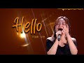 【2020中国好声音】玛迪娜·都曼《Hello》李健老师战队学员玛迪娜·都曼 英文歌《Hello》，歌声平静到高亢，情绪演绎如此淋漓尽致。试问如何能得一人心，在说出我爱你开始。