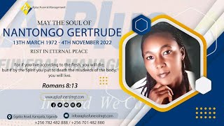 Celebrating the Life of the Late NANTONGO GERTRUDE