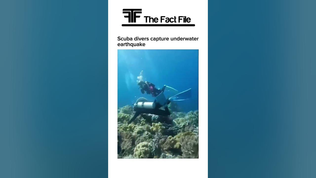 earthquake in underwater 7.3 Magnitude Earthquake As Seen Underwater