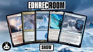 snow deck mtg commander DeckDwell Box 100 Card Holder with Display Window Blue Jorn, God of Winter Snow