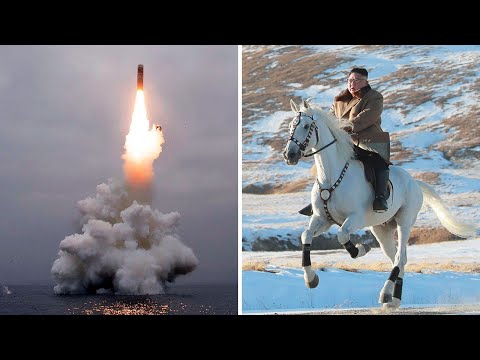 north-korea-state-tv-broadcasts-kim-jong-un-riding-white-horse-into-the-mountains