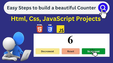 JavaScript Counter | How to create a JavaScript counter with HTML, CSS & JavaScript #coding
