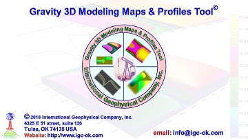 Gravity 3D Modeling Maps and Profiles Tool Demo Video
