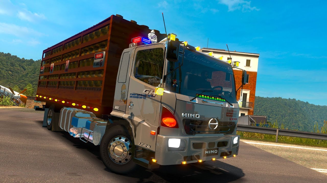 HINO 500 CARGADO DE CILINDROS DE GAS!! EXCEDIENDO LA VELOCIDAD xD! | EURO TRUCK SIMULATOR 2 |