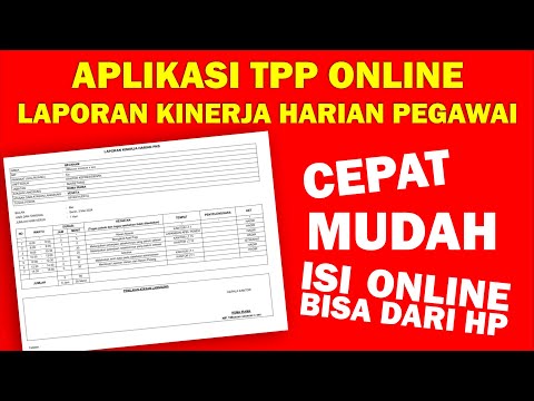 PANDUAN / TUTORIAL APLIKASI TPP ONLINE (AKTUALISASI LATSAR 2021)