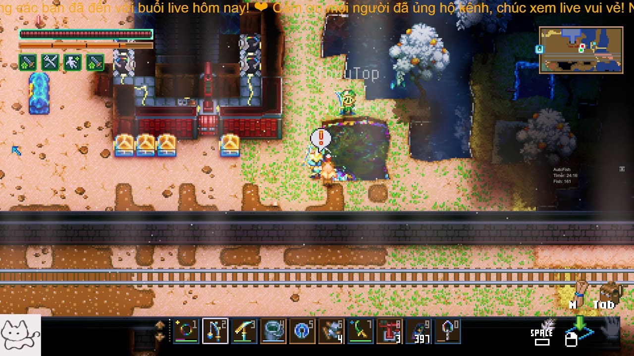 🔴 Core Keeper | Một Con Mèo Đào Mỏ & Xây Căn Cứ Dưới Lòng Đất