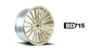 BD-715 Custom Brushed Champagne Transparent Finish | Classic Series