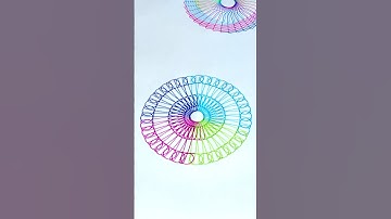 Relaxing Spiral Pattern #shorts #spirograph #satisfying #pattern #asmr  #art #viral #drawing