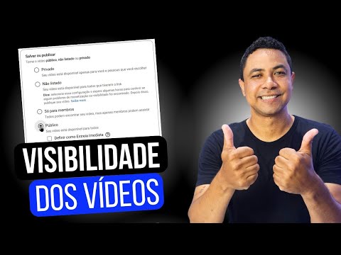 Programming and visibility of videos on YouTube
