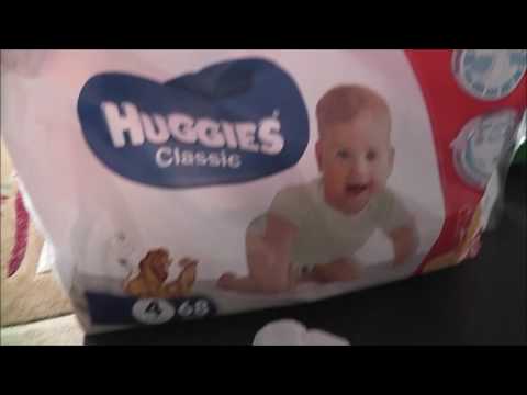 VLOG Обзор подгузников Huggies Classic (Хаггис Классик) в сравнении с подгузниками Каспер