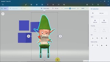 Learn to import 3D projects from paint 3D library