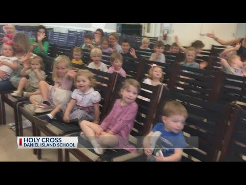 Rob Fowler visits the Holy Cross Daniel Island School